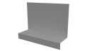 Примыкание боковое фальц 25x65x130 мм, 7047 телегрей 4 глянцевый