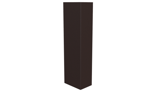 Стойка 40x60x40 мм, 8017 шоколадно-коричневый матовый