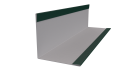 Планка завершающая 10x50x50x10 мм, 6005 зеленый мох матовый