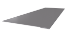 Планка завершающая 65x2000 мм, 7004 сигнальный серый глянцевый