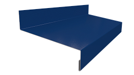 Отлив простой 20х70х20 мм, 5015 небесно-синий глянцевый