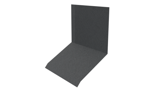 Планка примыкания верхняя к стене фальц 150x130x20 мм, цинк