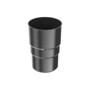 Соединитель водосточной трубы 90 мм, RAL 9005