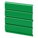 Софит Л-брус перфорированный 264/241x0,5 мм, 6002 лиственно-зеленый глянцевый