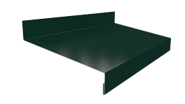 Отлив простой 20х100х20 мм, 6019 бело-зеленый глянцевый