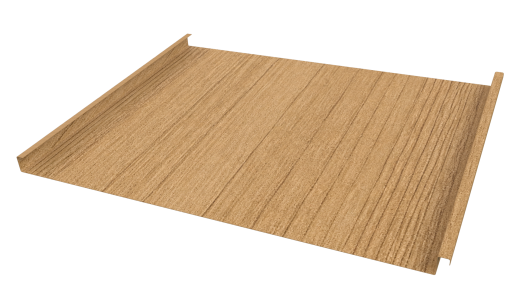Фальцевая кровля 562/550x0,45 мм, Орех 3D