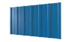 Профнастил НС16 1150/1100x0,4 мм эконом, 5015 небесно-синий глянцевый
