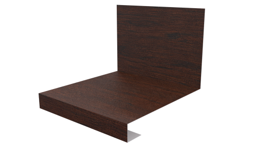 Планка примыкания нижняя к трубе фальц 140x200 мм, Antique wood