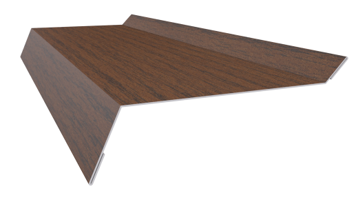 Планка примыкания в штробу 20x60x10 мм, Дуб Локарно 3D