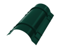 Конёк круглый R110x2000 мм, 6005 зеленый мох глянцевый