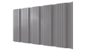 Профнастил К20 1195/1130x0,4 мм эконом, 9006 бело-алюминиевый глянцевый