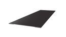Планка стыковочная 60x2000 мм, 8019 серо-коричневый глянцевый