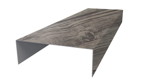 Декоративная накладка 20x60x20 мм, Дуб Винтаж 3D