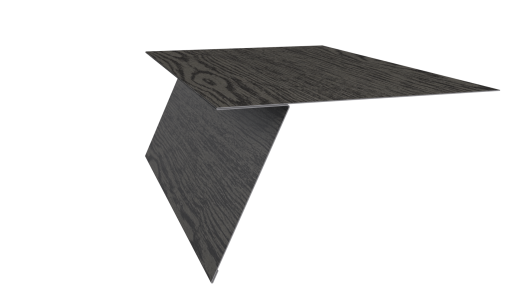 Планка карнизная фальц 130x80 мм, Дуб Винтаж 3D