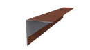Планка угла наружного 30x30x2000 мм, 8004 медно-коричневый матовый