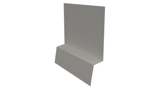 Планка стартовая фальц 135x30x55 мм, 9002 светло-серый глянцевый