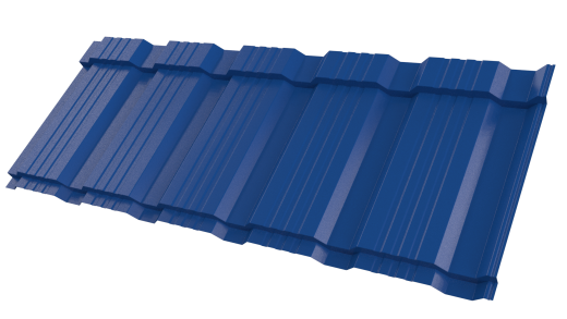 Профиль Пегас 1185/1150x0,4 мм, 5005 сигнальный синий глянцевый