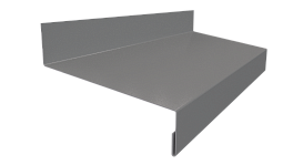 Отлив простой 20х70х20 мм, 1014 слоновая кость глянцевый