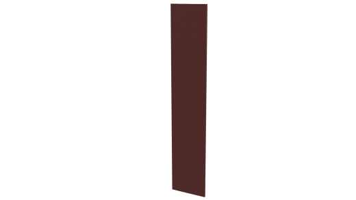 Крепежная планка 10x40x10 мм, 3009 оксид красный глянцевый