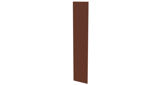 Крепежная планка 10x40x10 мм, 8004 медно-коричневый глянцевый