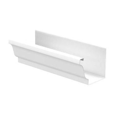 Желоб прямоугольный 120x86x3000 мм, 9003 белый