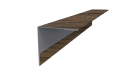 Планка угла наружного 30x30x2000 мм, Дуб Сантана 3D
