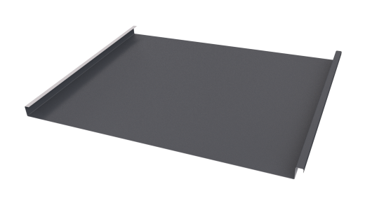 Фальцевая кровля 562/550x0,5 мм, 7024 графитовый серый матовый