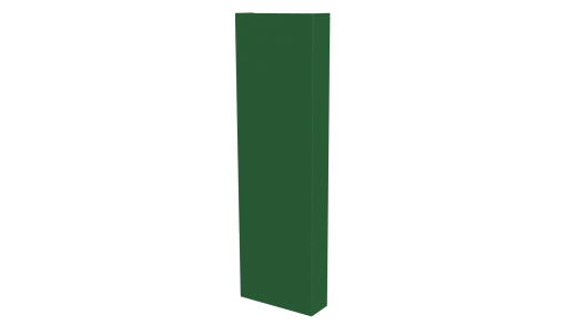 Декоративная накладка 20x60x20 мм, 6002 лиственно-зеленый глянцевый