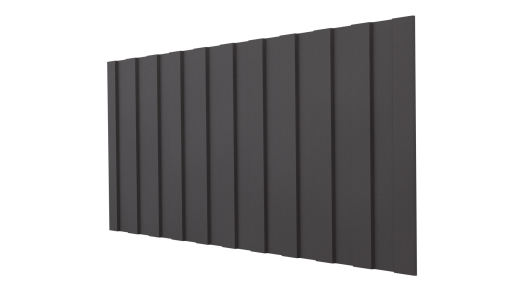 Профнастил С8 1200/1150x0,5 мм, 8019 серо-коричневый матовый