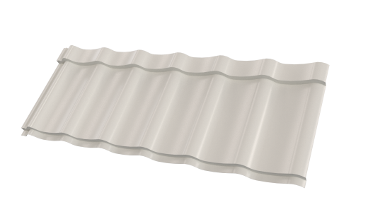 Металлочерепица Супермонтеррей 1180/1100x0,5 мм, 9002 светло-серый глянцевый