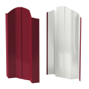 Штакетник М-образный Престиж 118x0,4 мм, 3005 винно-красный глянцевый