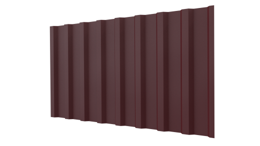 Профнастил С20B 1150/1100x0,5 мм, 3005 винно-красный матовый