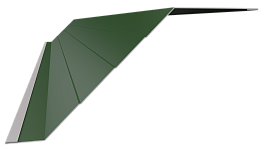 Забор жалюзи Ламель Юкка 110x0,5 мм, 6002 лиственно-зеленый глянцевый