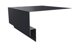 Планка околооконная 200х75х20 мм, 7024 графитовый серый глянцевый