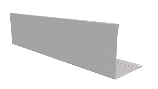 Планка завершающая 10x50x50x10 мм, 9003 сигнальный белый глянцевый