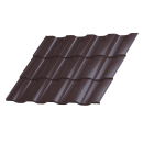 Профиль Орион 30 1200/1150x0,45 мм, 8017 шоколадно-коричневый глянцевый
