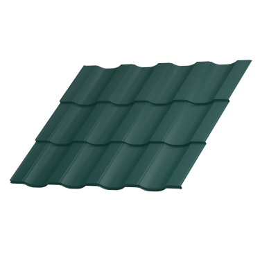 Профиль Орион 25 1200/1150x0,45 мм, 6005 зеленый мох матовый