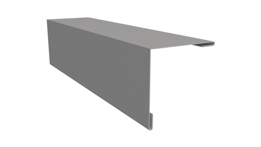 Угол наружный 50x50x2000 мм, 9006 бело-алюминиевый глянцевый