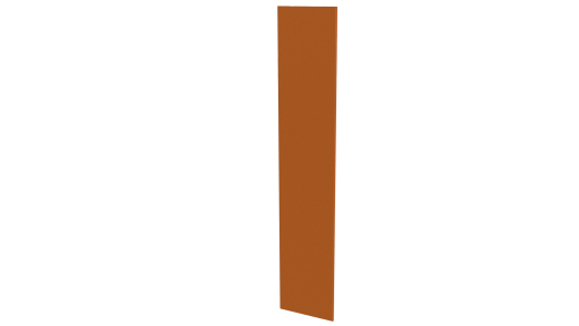 Крепежная планка 10x40x10 мм, 2011 насыщенный оранжевый глянцевый