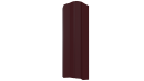 Штакетник М-образный Престиж 118x0,45 мм, 3005 винно-красный глянцевый