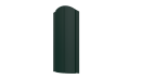 Штакетник Европланка 126x0,45 мм, 6005 транспортный красный