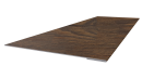Планка завершающая 65x2000 мм, Дуб Локарно 3D