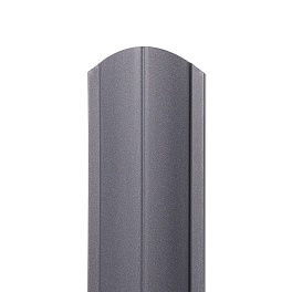 Штакетник Европланка 126x0,45 мм, 7024 графитовый серый матовый