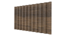 Профнастил С21 1051/1000х0,45 мм, Дуб Сантана 3D