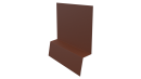 Планка стартовая фальц 135x30x55 мм, 8004 медно-коричневый матовый