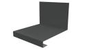 Планка примыкания нижняя к трубе фальц 140x200 мм, 7005 мышино-серый глянцевый