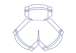 Тройник конька