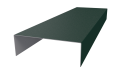 Декоративная накладка 20x60x20 мм, 6005 зеленый мох матовый