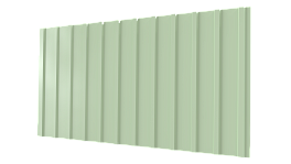 Профнастил С10 1170/1100x0,7 мм, 6019 бело-зеленый глянцевый