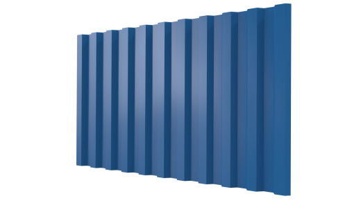 Профнастил С21 1051/1000x0,4 мм, 5015 небесно-синий глянцевый